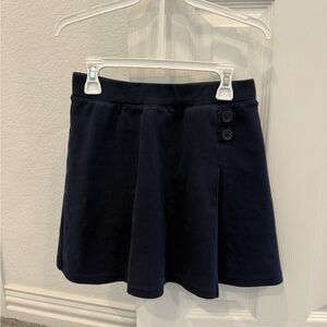 Cat & Jack Navy Mini Skirt with Button Accents